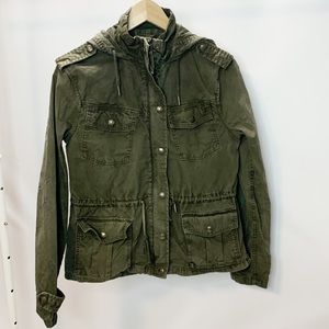 Talula Cargo Army Green Jacket - SZ small
